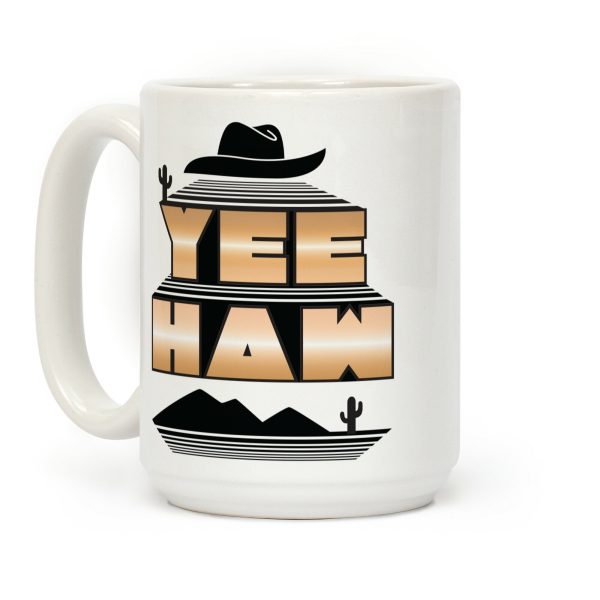 Retro 80s Yee Haw Coffee Mug Retro 80s Yee Haw Coffee Mug