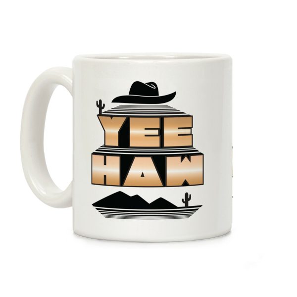 Retro 80s Yee Haw Coffee Mug Retro 80s Yee Haw Coffee Mug