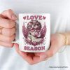 Retro Cupid Valentine Blowing Bubble Personalized Mug, Love Season Vintage Valentine's Day Gift Retro Cupid Valentine Blowing Bubble Personalized Mug, Love Season Vintage Valentine's Day Gift