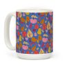 Retro Fall Love Pattern Coffee Mug