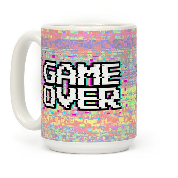 Retro Game Over Coffee Mug Retro Game Over Coffee Mug