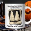Retro Ghost Picture Haunting Eachother for Eternity, Personalized Mug, Vintage Halloween Gift for Couples Retro Ghost Picture Haunting Eachother for Eternity, Personalized Mug, Vintage Halloween Gift for Couples