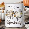 Retro Halloween Horse Ghosts Personalized Mug, Cute Western Gift with Spooky Vibes and Custom Name Retro Halloween Horse Ghosts Personalized Mug, Cute Western Gift with Spooky Vibes and Custom Name