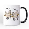 Retro Halloween Horse Ghosts Personalized Mug, Cute Western Gift with Spooky Vibes and Custom Name Retro Halloween Horse Ghosts Personalized Mug, Cute Western Gift with Spooky Vibes and Custom Name