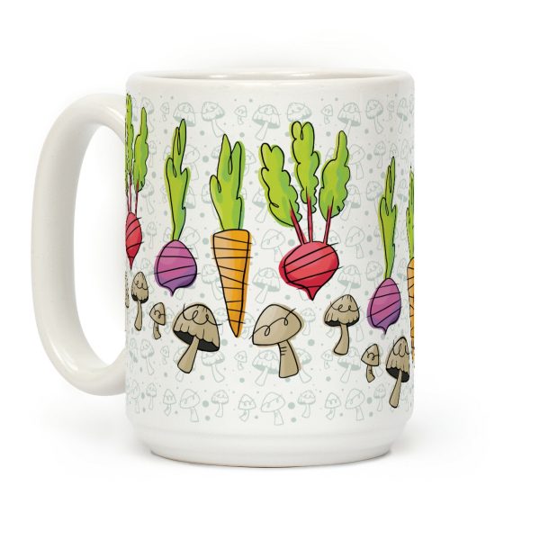 Retro Vegetable Pattern Coffee Mug Retro Vegetable Pattern Coffee Mug