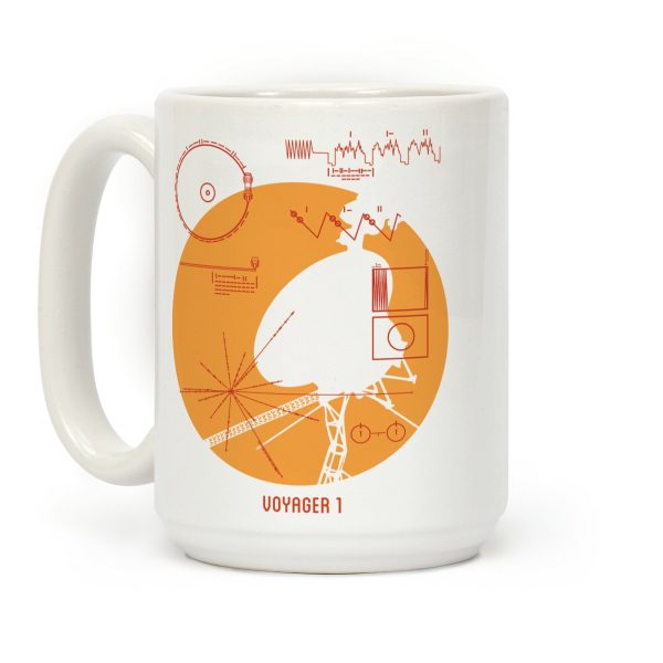Retro Voyager 1 Golden Record Coffee Mug Retro Voyager 1 Golden Record Coffee Mug