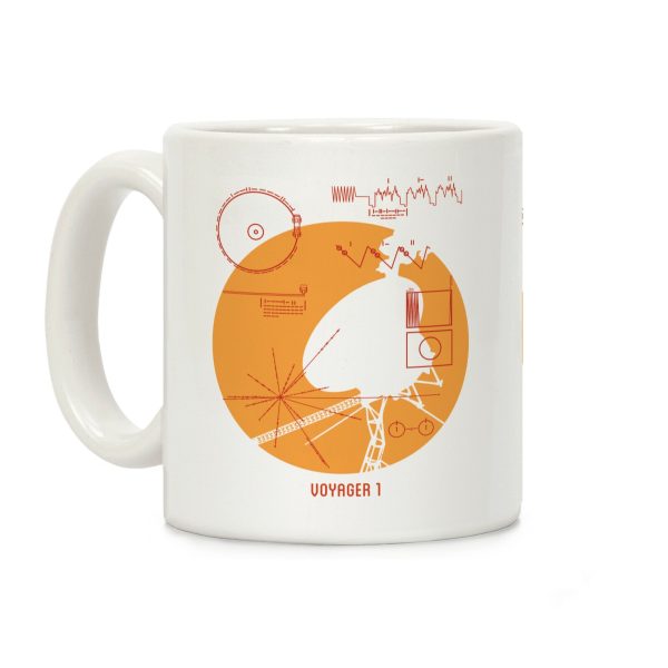 Retro Voyager 1 Golden Record Coffee Mug Retro Voyager 1 Golden Record Coffee Mug