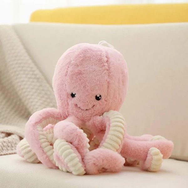 Reversible Colorful Octopus Plush - Cute Stuffed Animal for Kids' Decor Reversible Colorful Octopus Plush - Cute Stuffed Animal for Kids' Decor