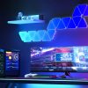 RGB Triangular Quantum Wall Lamp with Music Sync RGB Triangular Quantum Wall Lamp with Music Sync