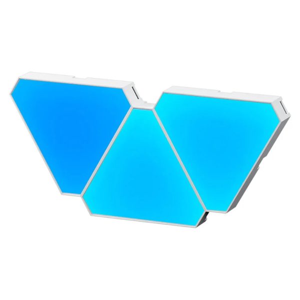 RGB Triangular Quantum Wall Lamp with Music Sync RGB Triangular Quantum Wall Lamp with Music Sync