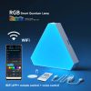RGB Triangular Quantum Wall Lamp with Music Sync RGB Triangular Quantum Wall Lamp with Music Sync
