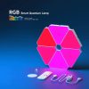 RGB Triangular Quantum Wall Lamp with Music Sync RGB Triangular Quantum Wall Lamp with Music Sync