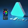 RGB Triangular Quantum Wall Lamp with Music Sync RGB Triangular Quantum Wall Lamp with Music Sync