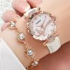 Rhinestone Heart Watch and Jewelry Set for Women Rhinestone Heart Watch and Jewelry Set for Women