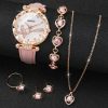 Rhinestone Heart Watch and Jewelry Set for Women Rhinestone Heart Watch and Jewelry Set for Women