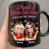 Right In The Throat 3D Bestie - Personalized Mug Right In The Throat 3D Bestie - Personalized Mug