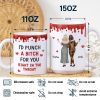 Right In The Throat Backside Besties - Personalized White Edge-to-Edge Mug Right In The Throat Backside Besties - Personalized White Edge-to-Edge Mug