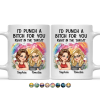Right In The Throat Besties - Personalized Mug Right In The Throat Besties - Personalized Mug