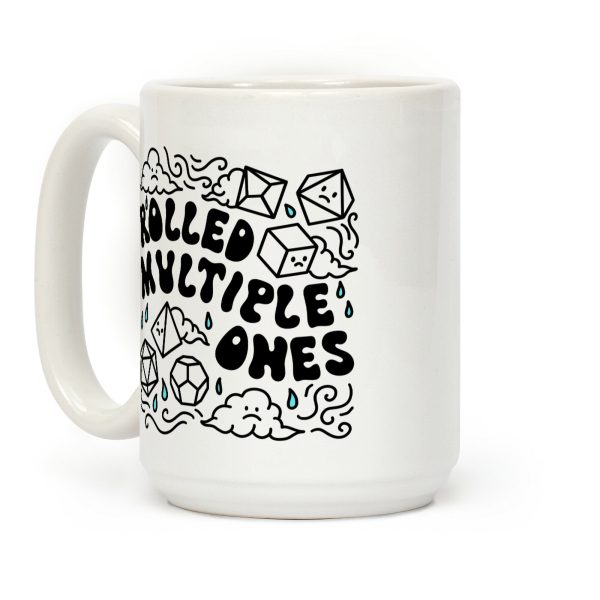 Rolled Multiple Ones Coffee Mug Rolled Multiple Ones Coffee Mug