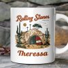 Rolling Stones Christian Personalized Mug, He is Risen Easter Gift with Custom Name Rolling Stones Christian Personalized Mug, He is Risen Easter Gift with Custom Name