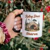 Rolling Stones Christian Personalized Mug, He is Risen Easter Gift with Custom Name Rolling Stones Christian Personalized Mug, He is Risen Easter Gift with Custom Name