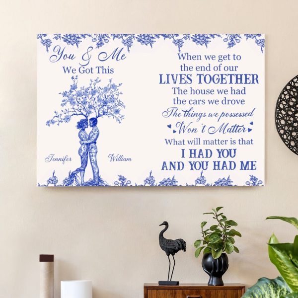 Romantic Couple Quote Ceramic Mug, Tree Hug Design, Heartwarming Gift for Lovers
