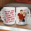 Romantic Funny Ceramic Mug, Personalized Couple Design with Hearts, You're The Only One I Want To Annoy, Creative Gift for Couples