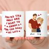 Romantic Funny Ceramic Mug, Personalized Couple Design with Hearts, You're The Only One I Want To Annoy, Creative Gift for Couples