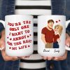 Romantic Funny Ceramic Mug, Personalized Couple Design with Hearts, You're The Only One I Want To Annoy, Creative Gift for Couples