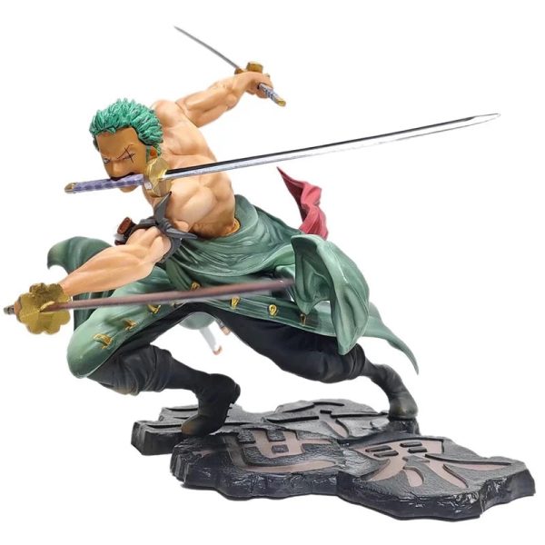 Roronoa Zoro Three-blade Sa-maximum Action Collection Figurine