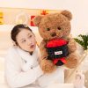 Rose Bear Plush Doll