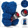 Rose Bear with Flower Bouquet 24cm Rose Bear with Flower Bouquet 24cm