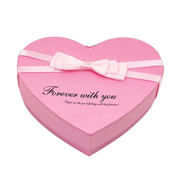 Rose Bear with Heart Shaped Display Case Rose Bear with Heart Shaped Display Case