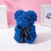 Rose Flower Teddy Bear 25cm Romantic Gift with Box