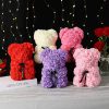 Rose Flower Teddy Bear 25cm Romantic Gift with Box