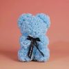Rose Flower Teddy Bear 25cm Romantic Gift with Box
