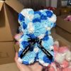 Rose Flower Teddy Bear 25cm Romantic Gift with Box