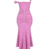 Rose Pink Floral Corset Ruffle Ruched Maxi Dress Rose Pink Floral Corset Ruffle Ruched Maxi Dress