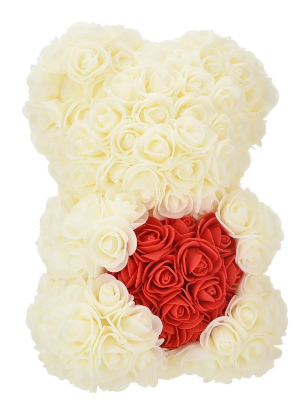 Rose Teddy Bear with Artificial Flowers – Romantic Gift for Girlfriend, Wife, or Mom Rose Teddy Bear with Artificial Flowers – Romantic Gift for Girlfriend, Wife, or Mom