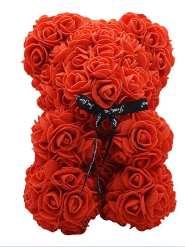 Rose Teddy Bear with Artificial Flowers – Romantic Gift for Girlfriend, Wife, or Mom Rose Teddy Bear with Artificial Flowers – Romantic Gift for Girlfriend, Wife, or Mom