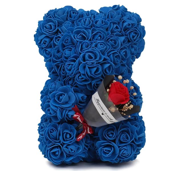 Rose Teddy Bear with Artificial Flowers – Romantic Gift for Girlfriend, Wife, or Mom Rose Teddy Bear with Artificial Flowers – Romantic Gift for Girlfriend, Wife, or Mom