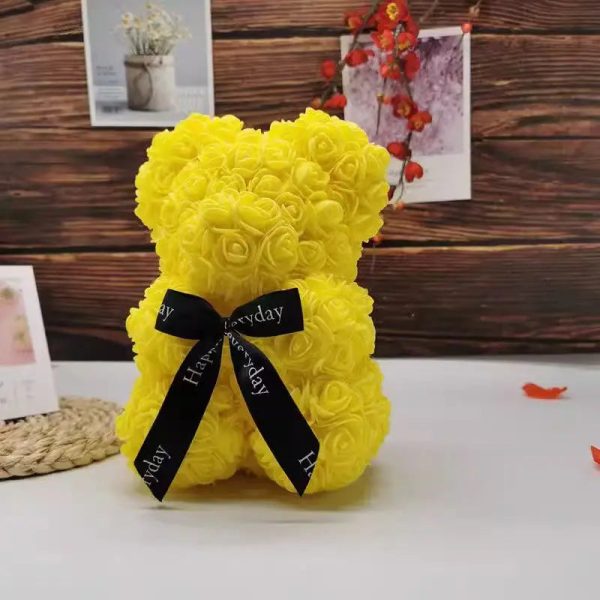 Rose Teddy Bear with Artificial Flowers – Romantic Gift for Girlfriend, Wife, or Mom Rose Teddy Bear with Artificial Flowers – Romantic Gift for Girlfriend, Wife, or Mom