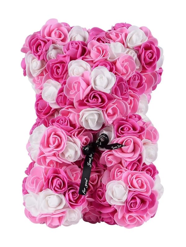 Rose Teddy Bear with Artificial Flowers – Romantic Gift for Girlfriend, Wife, or Mom Rose Teddy Bear with Artificial Flowers – Romantic Gift for Girlfriend, Wife, or Mom