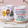 Roses Are Red - Dog Mom/Dog Dad - Personalized Coffee Mug for Dog Lovers