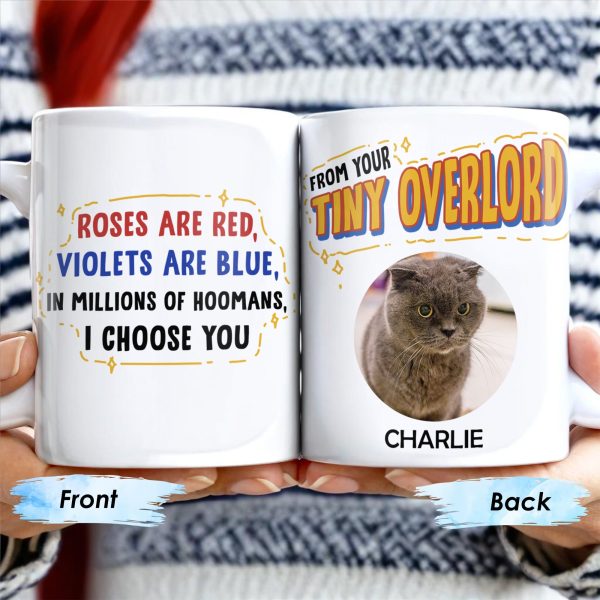 Roses Are Red, Violets Are Blue, I Choose You, Cat Lover Design - Personalized Custom Coffee Mug - PET099_MG Roses Are Red, Violets Are Blue, I Choose You, Cat Lover Design - Personalized Custom Coffee Mug - PET099_MG