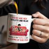 Roses Are Red Violets Are Blue Thanks Dad For Feeding Us, Dogs And Person - Personalized Custom Coffee Mug - DOG039_MG Roses Are Red Violets Are Blue Thanks Dad For Feeding Us, Dogs And Person - Personalized Custom Coffee Mug - DOG039_MG
