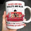 Roses Are Red Violets Are Blue Thanks Dad For Feeding Us, Dogs And Person - Personalized Custom Coffee Mug - DOG039_MG Roses Are Red Violets Are Blue Thanks Dad For Feeding Us, Dogs And Person - Personalized Custom Coffee Mug - DOG039_MG