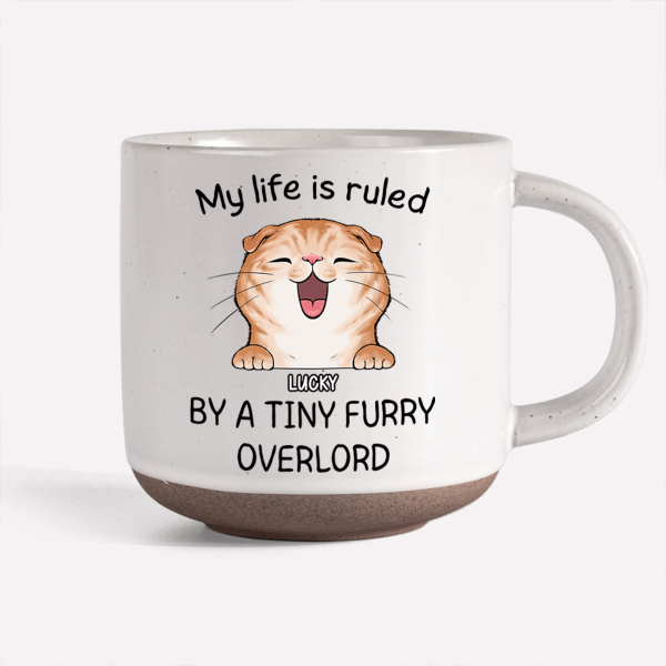 Ruled By Tiny Furry Overlords For Cat Lover Pottery Mug TH10 892093