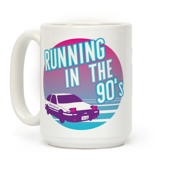 Running in the 90's Coffee Mug Running in the 90's Coffee Mug