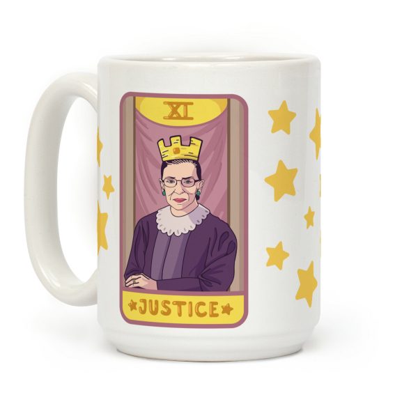 Ruth Bader Ginsburg Justice Tarot Coffee Mug Ruth Bader Ginsburg Justice Tarot Coffee Mug